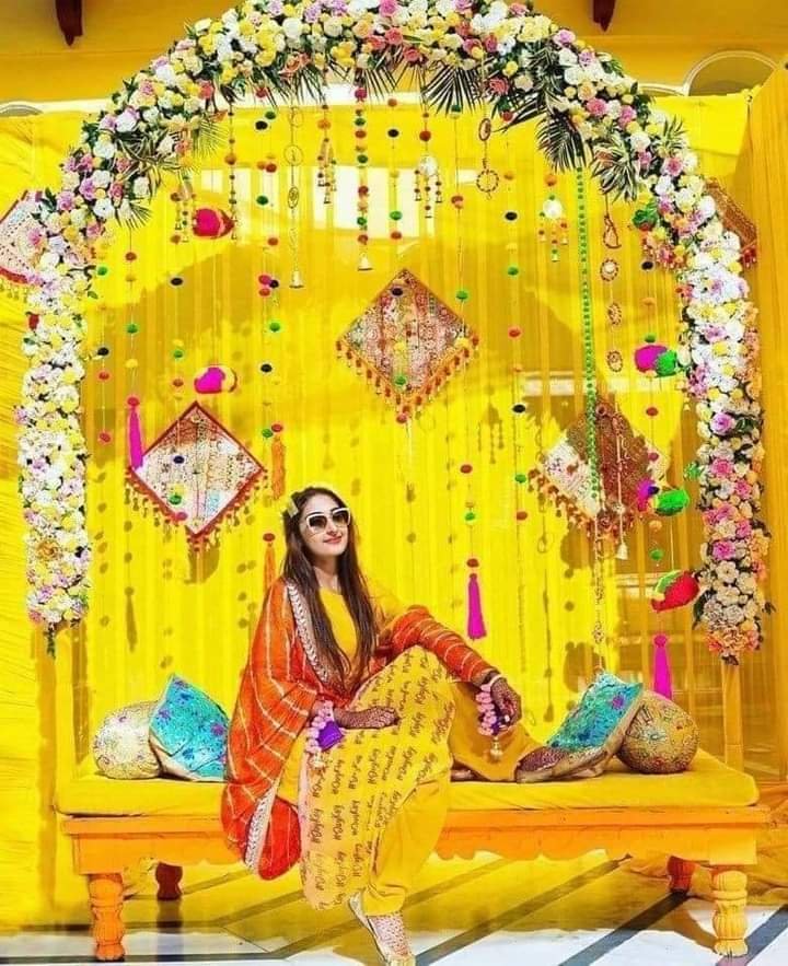 Modern Haldi Design